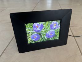 Digitaler Fotorahmen - Schwarz, Top Zustand, wie neu!