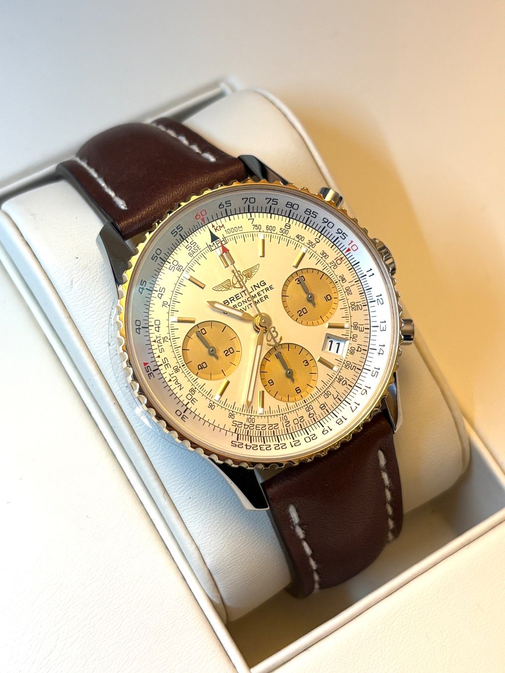 Breitling Orologi: Breitling Navitimer Two Tone – Usato da Zürich venduto da watchdealer-24 1