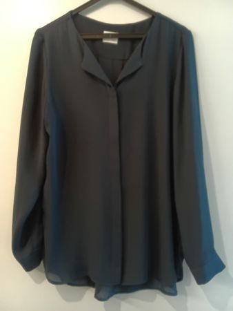 VILA, women's blouse long sleeve dark blue size L, long