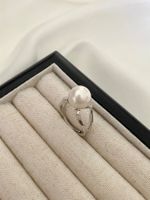 10.5 mm Süsswasser Perle Ring