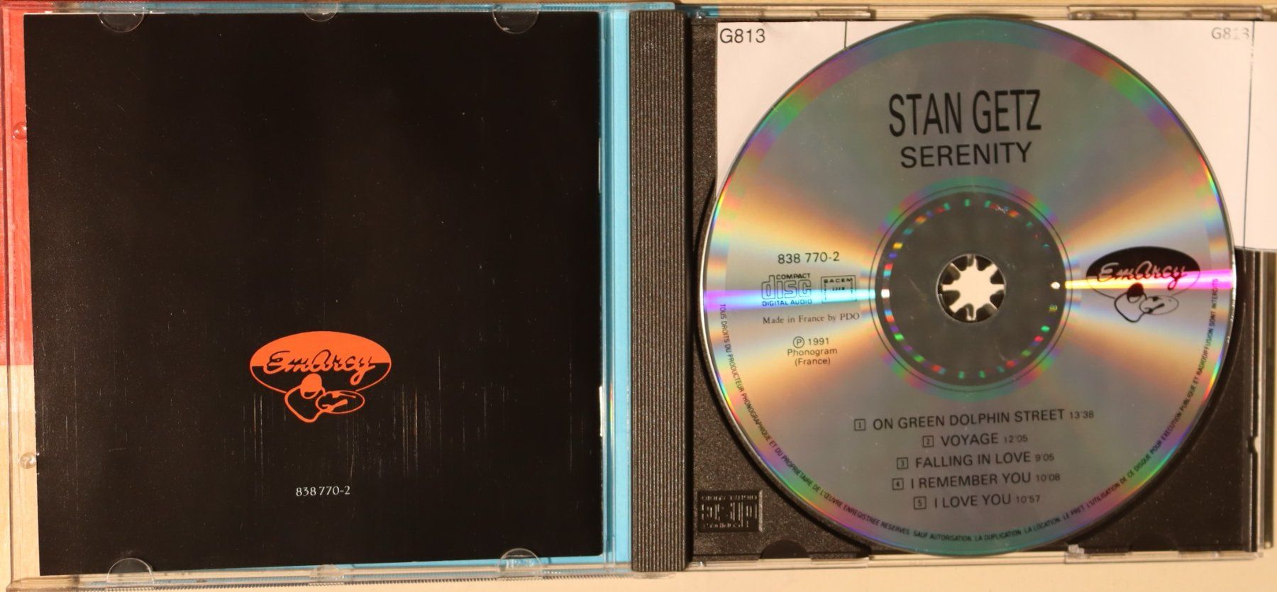 CDs: Stan Getz – Sernity – Gebraucht aus Luzern von CONTENTI 1