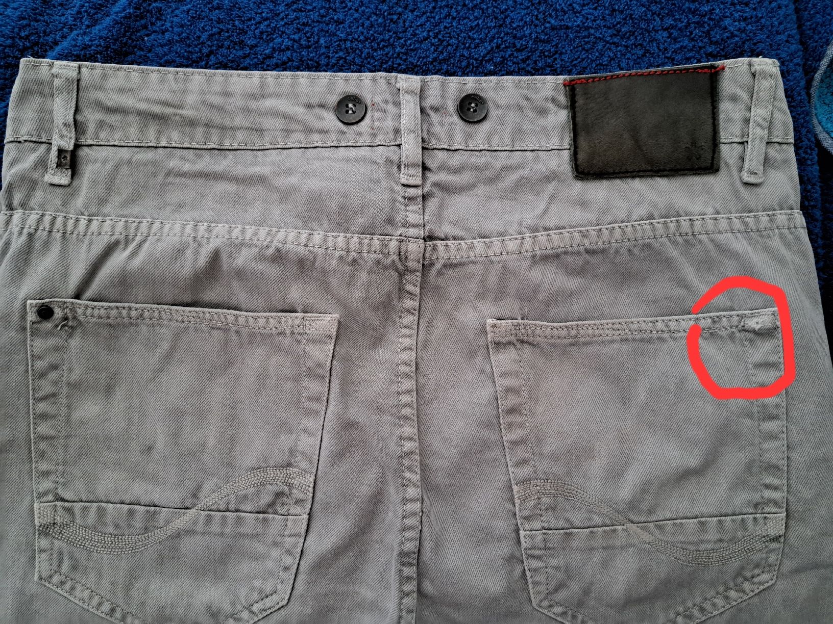 Pantaloni: Kurze Hose celio Gr.40 grau – Usato da Bellach venduto da TORA4 3