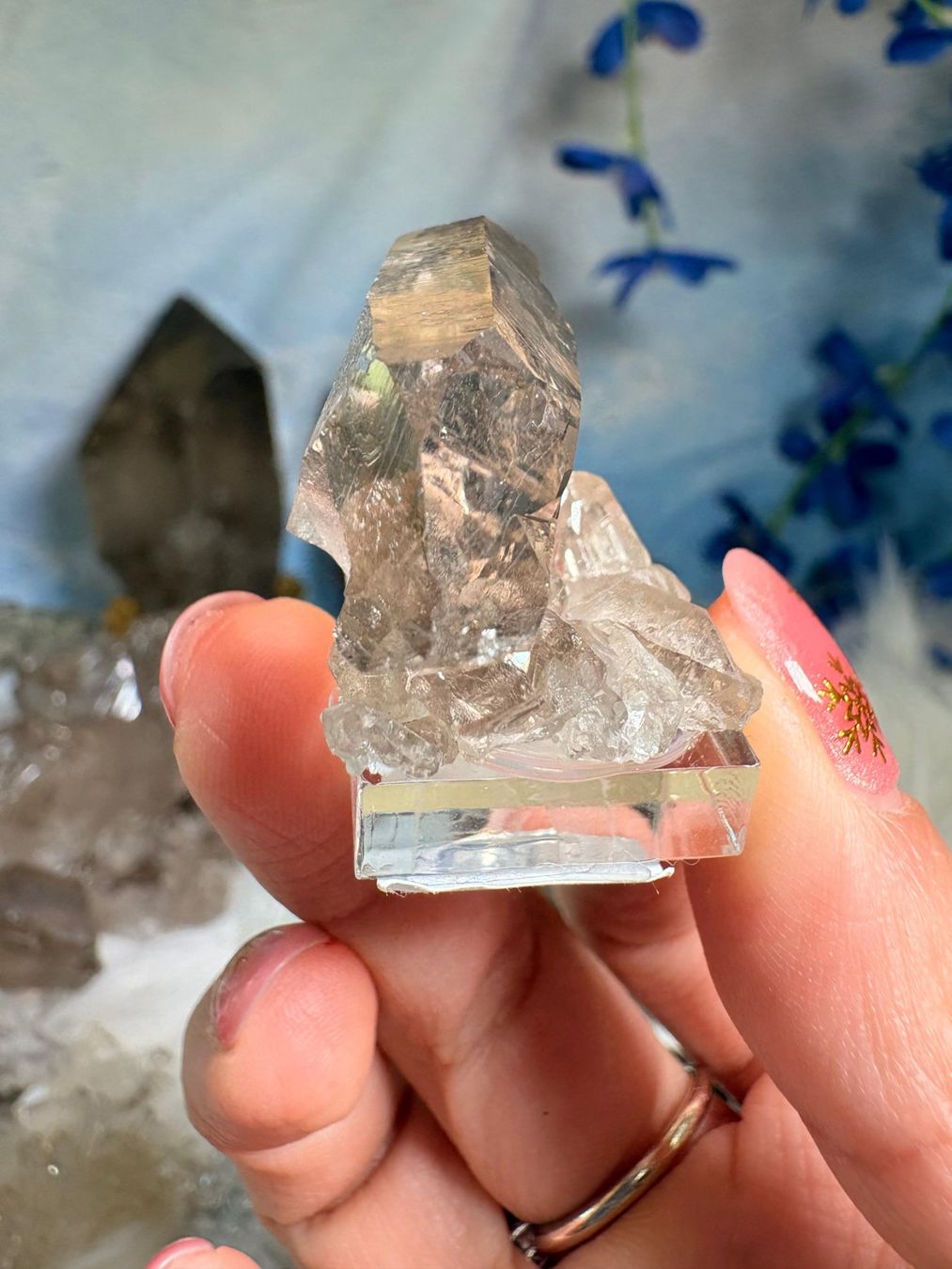 Pietre preziose: Rauchquarz Gwindel Grimelpass – Nuovo e nell'imballaggio originale da Neuheim venduto da m.hald 6
