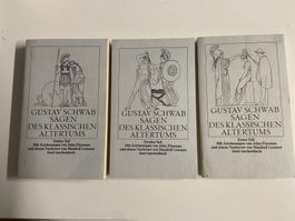 Schwab, Sagen des klassischen Altertums. 3 Bände. Insel TB