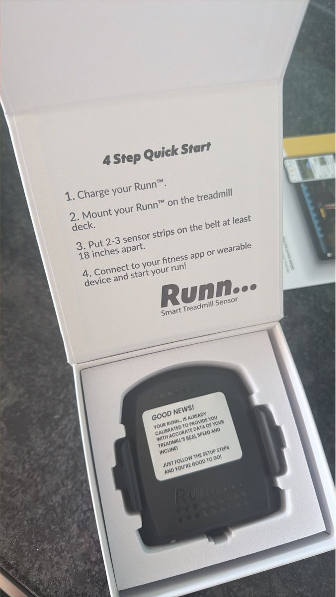 Hometrainer: Neuwertiger Runn Smart Treadmill Sensor - Sofort Starten! – Nuovo e nell'imballaggio originale da Winterthur venduto da Alain_C