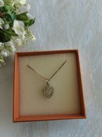 Silberkette mit elegantem Herzanhänger zu verkaufen