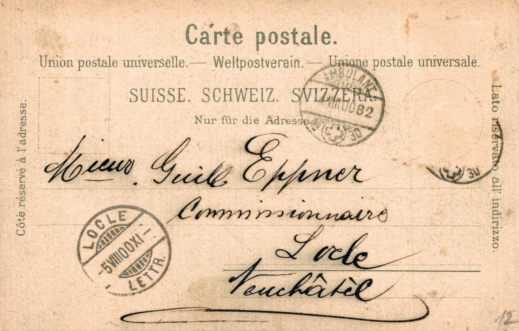 Cartoline postali: Gruss aus Arbon. Mondschein-Litho – Usato da Bronschhofen venduto da Astore 1