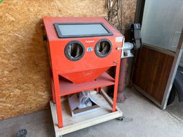 Sandstrahlkabine inkl. Unterwagen