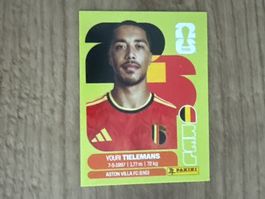 Panini FIFA World Cup 2026 Sticker Youri Tielemans Bel 9