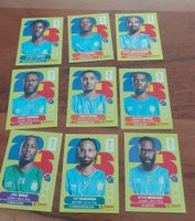 9 Panini Fussball Stickers DR Kongo 2026 Konvolut
