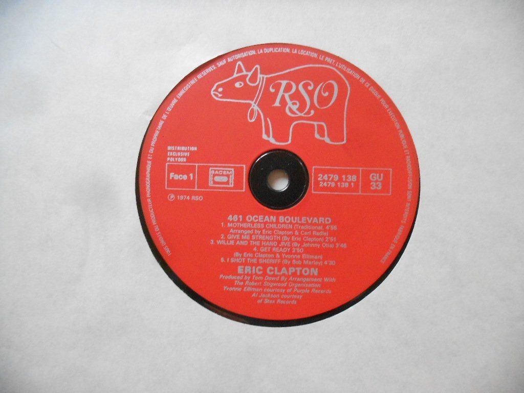 Schallplatten: ERIC CLAPTON   -  461 OCEAN BOULEVARD – Gebraucht aus Bex von Giorgiob 4