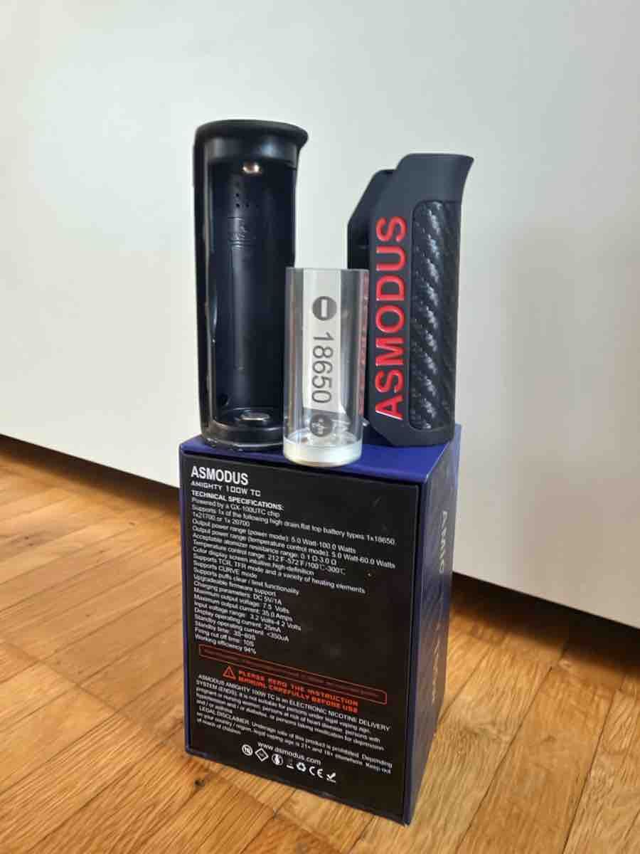 Autres tabacs: Asmodus Amighty 100W TC Akkuträger E-Zigarette – D'occasion à Chur par rutzlobo 2