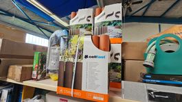 Cellfast Gartenpalisaden in Ziegelrot