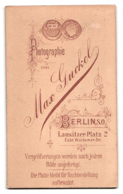 Fotografie & Manifesti: Fotografie Max Guckel, Berlin, Portrait  – Usato da Berlin venduto da bartko-reher 1