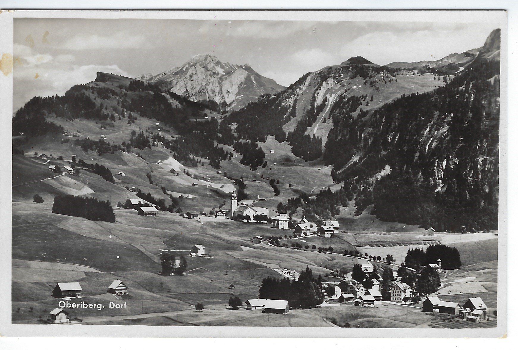 Ansichtskarten: Oberiberg Dorf – Gebraucht aus Einsiedeln von Akpo56