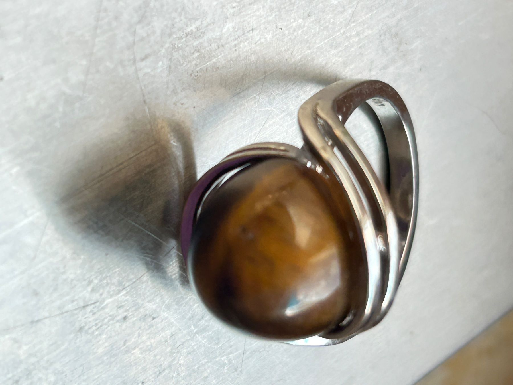 Anelli: Tigerauge Ring, Silberring (54) – Usato da Laufen venduto da Bellavitaboom 9