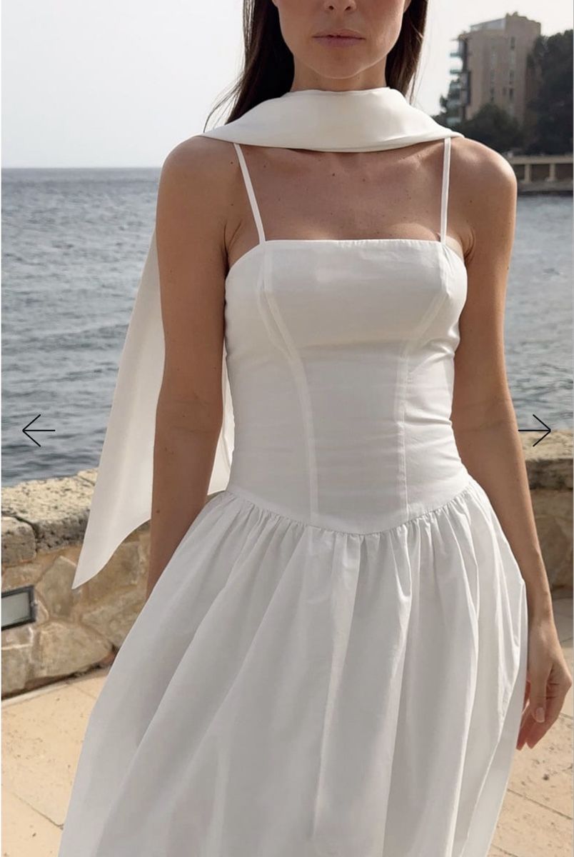Na-kd Vestiti: Na-kd Cotton Maxi Dress – Nuovo (secondo la descrizione) da Zürich venduto da c3lin3 3