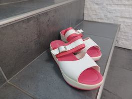 Sandallen Pink Weiss