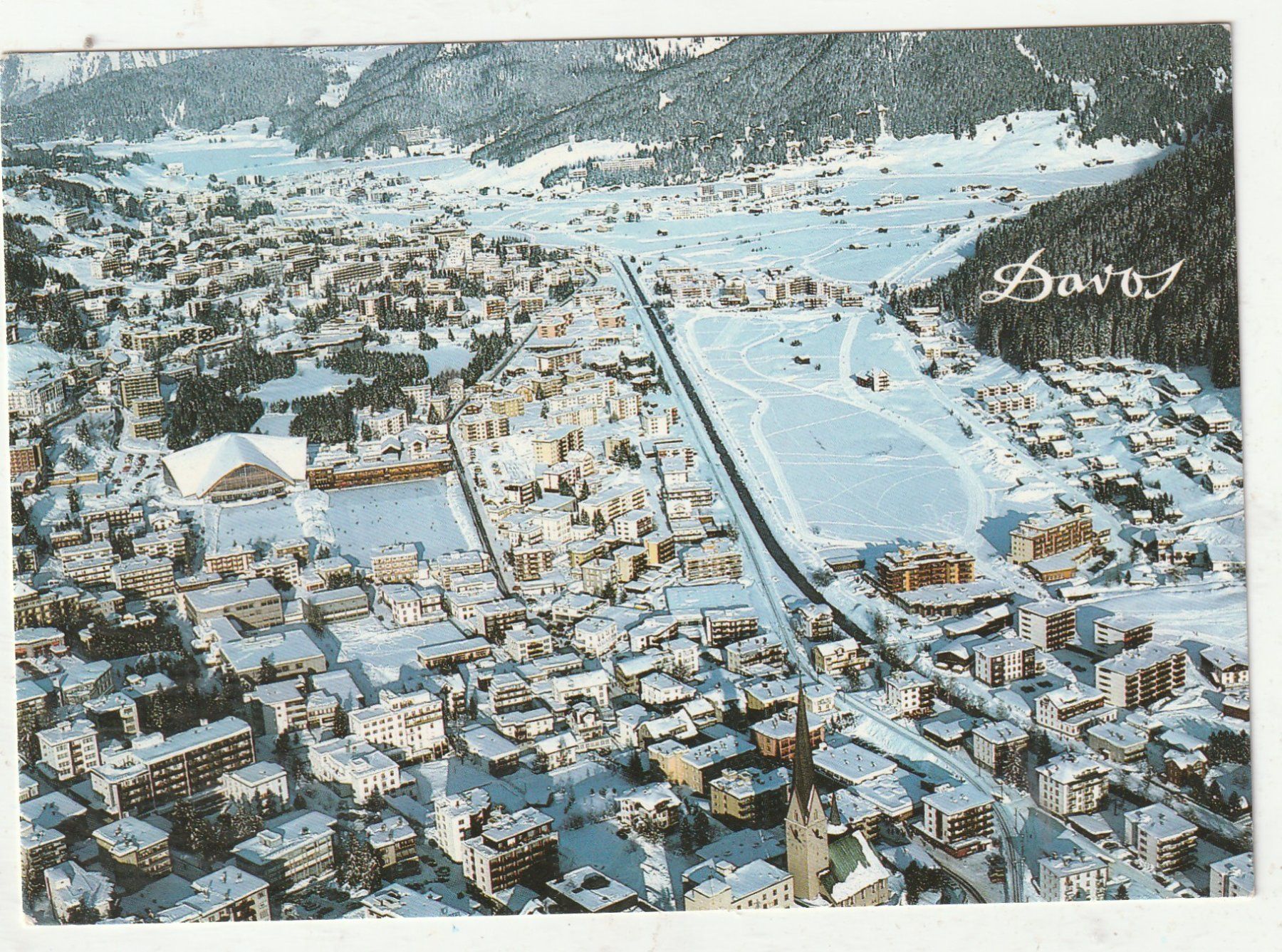 Cartes postales: Davos Winter 1988 – D'occasion à Lumbrein par made02