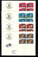 1982  4x  FDC  4 er Ausgabetag