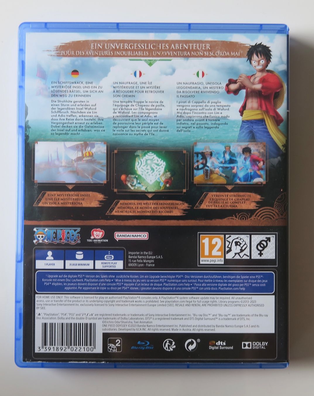 Sony Jeux: One Piece Odyssey PS4/PS5 – D'occasion à Davos Platz par Infinity795 2