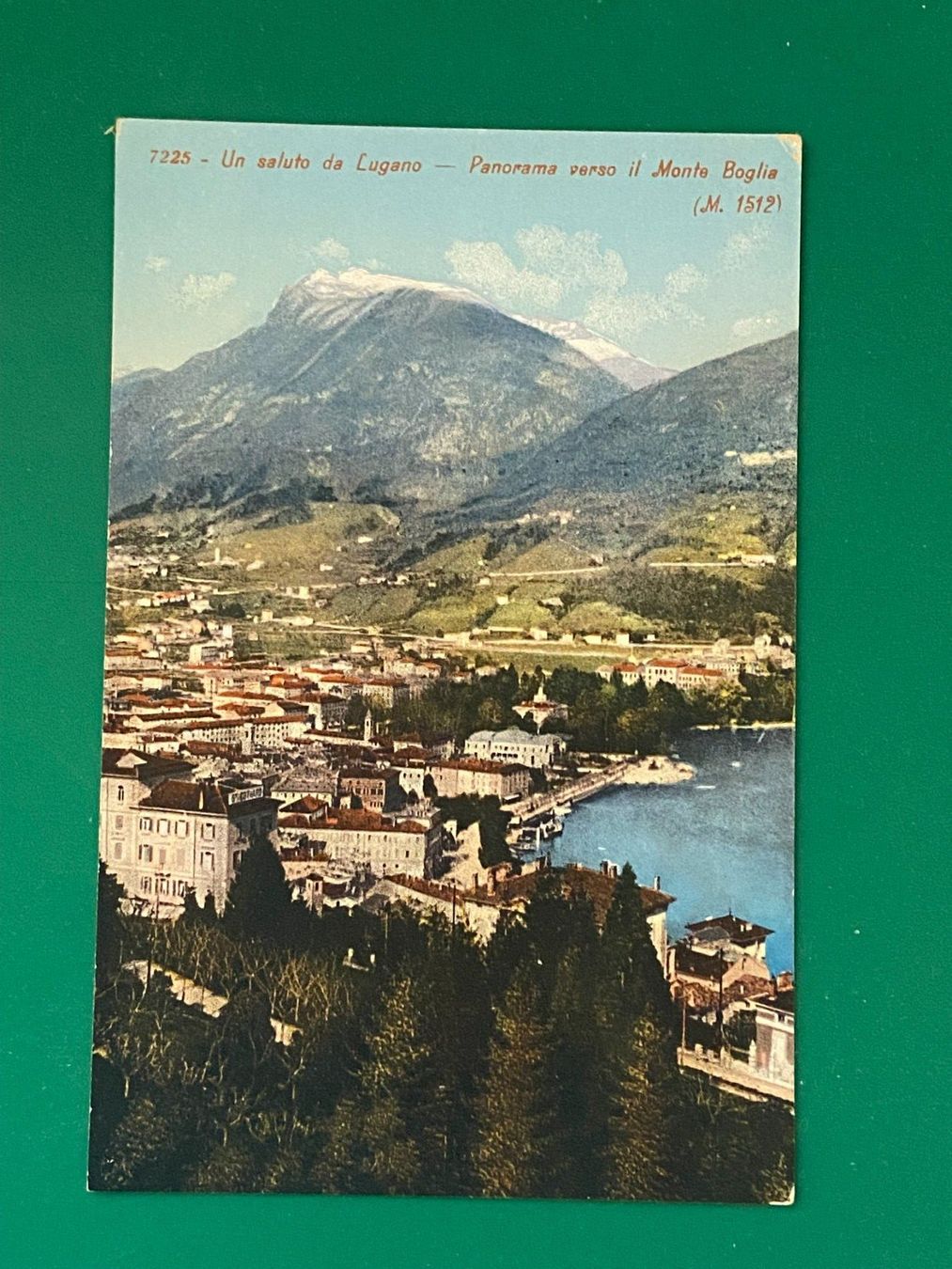 Ansichtskarten: Un saluto di Lugano - Panorama – Gebraucht aus Steg VS von danwer74