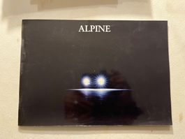 Alpine A610 Turbo Prospekt 2teilig