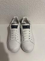Dolce & Gabbana Portofino Leder Sneaker Logo – Gr. 37.5