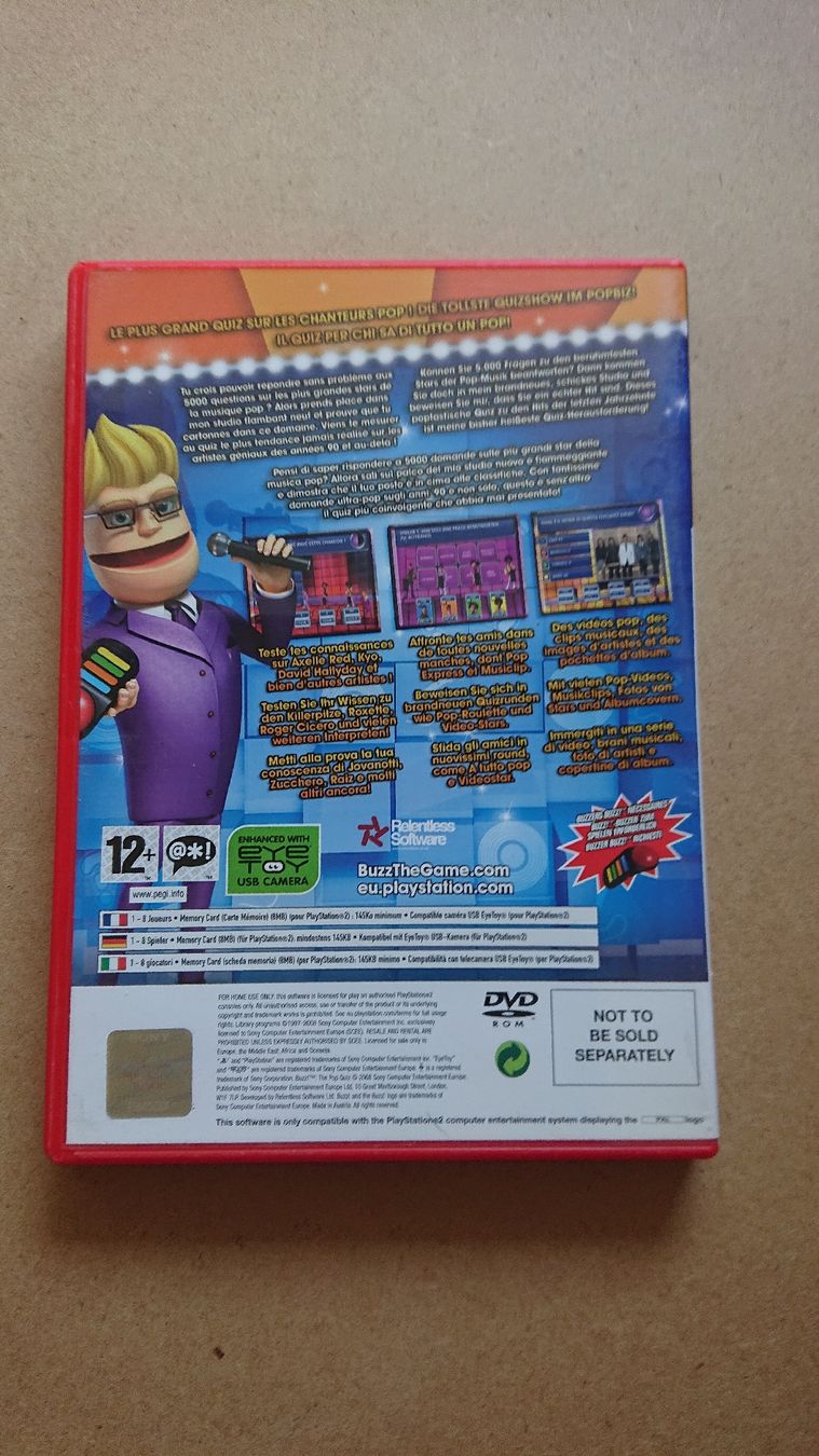 Spiele: Buzz The Pop Quiz Ps2 – Gebraucht aus Chur von FreakofRarity 1