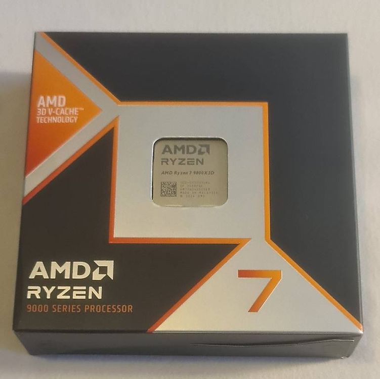 AMD Ryzen 7 9800X3D & ASUS ROG STRIX X870E-E GAMING WIFI (Neu und ...