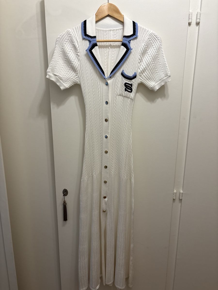 Vestiti: White cotton dress – Nuovo (secondo la descrizione) da Genève venduto da mar_dt67 2