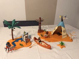 Playmobil Indianer-Set (unvollständig)