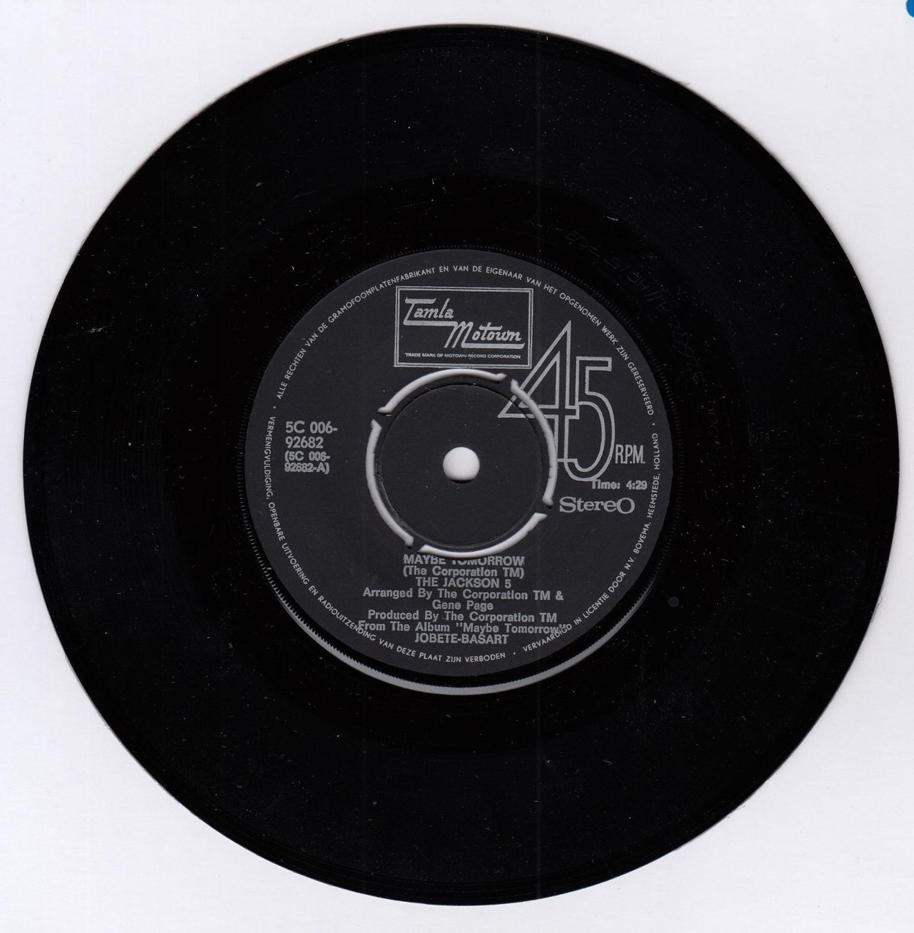 Dischi in vinile: Jackson 5 Vinyl Single von 1971 – Usato da Volketswil venduto da Abcrecords 2