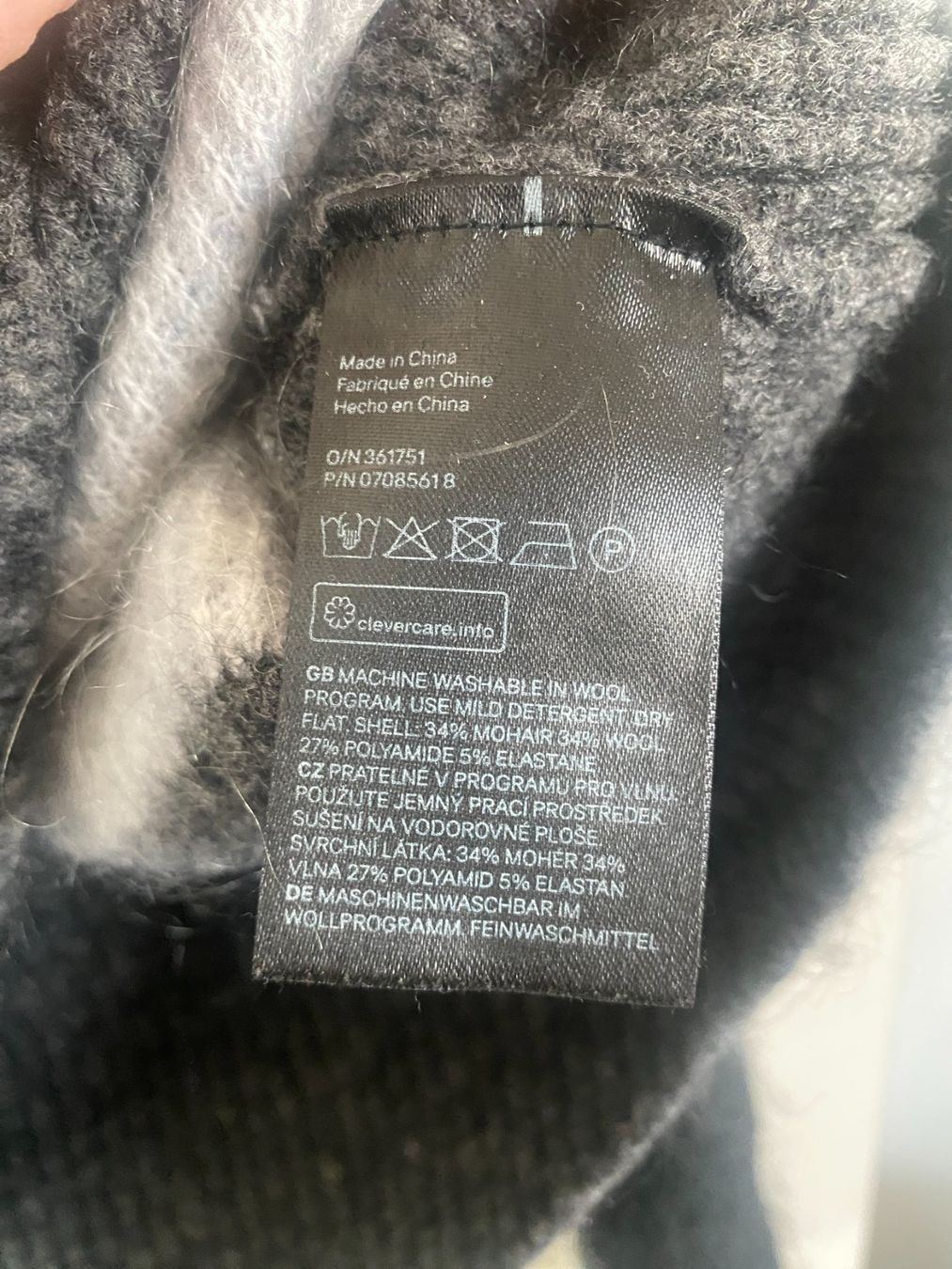 Maglioni & Felpe: Gestreifter Mohair, Wool Pullover Grösse M – Usato da Zürich venduto da Pianodunst 1