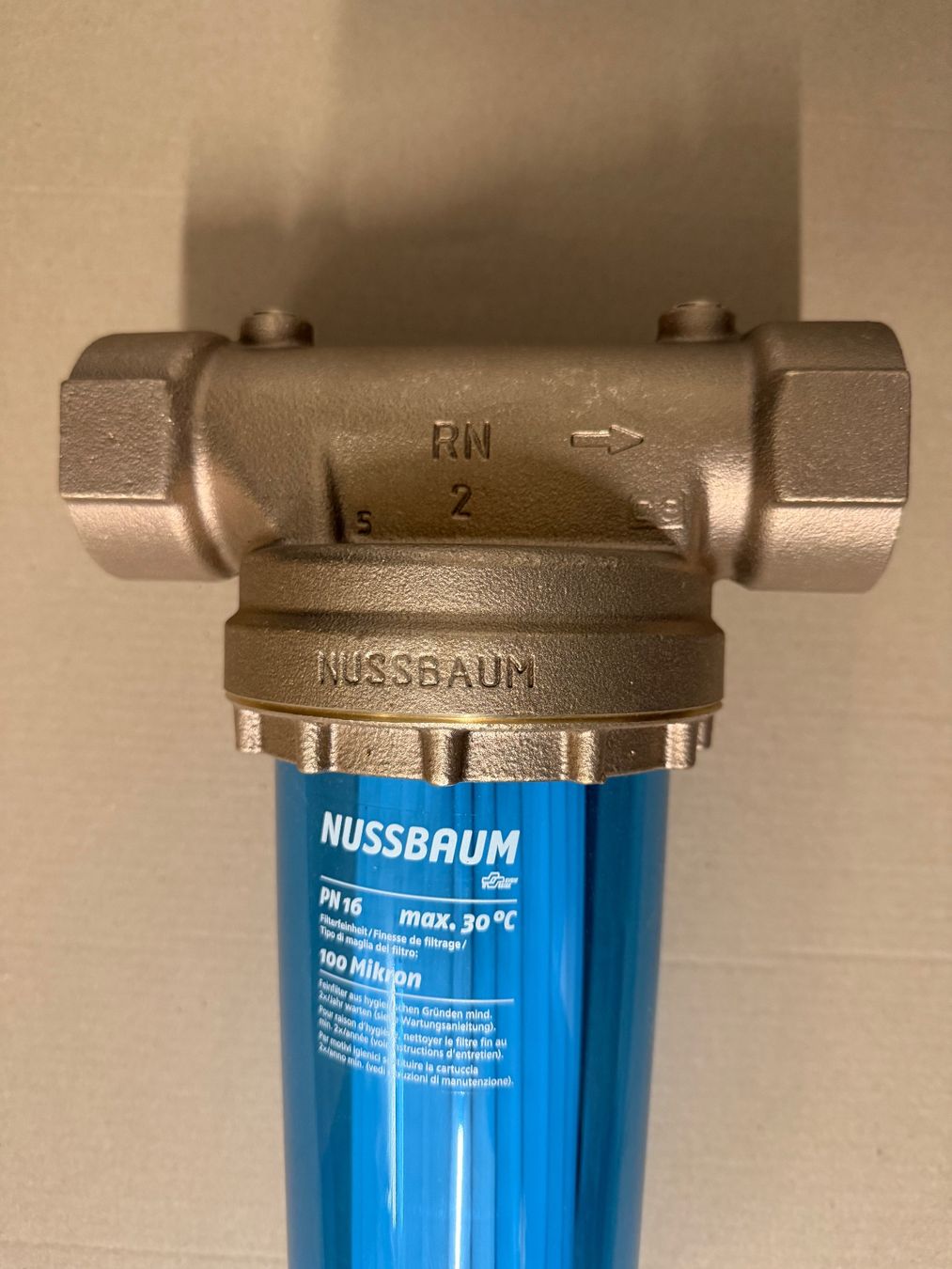 Sanitär: Wasserfilter 2 Zoll Innengewinde – Gebraucht aus Niedergösgen von elromano74 1