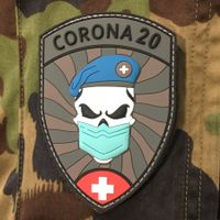 Badge opération Corona 20 sanitaire LE