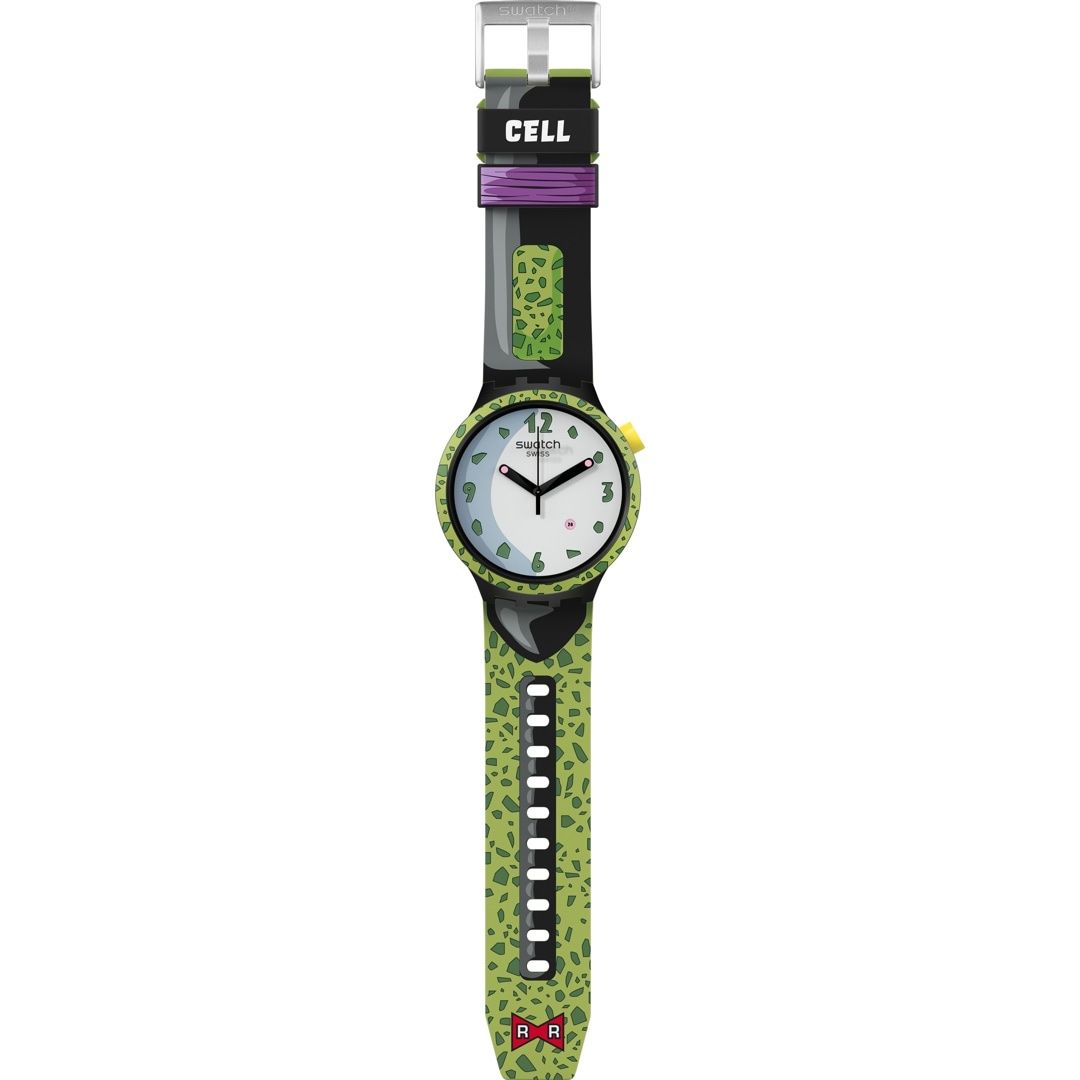Swatch Orologi: Swatch x Dragonball Z : Cell – Nuovo e nell'imballaggio originale da Biel/Bienne venduto da heureuxsansrien