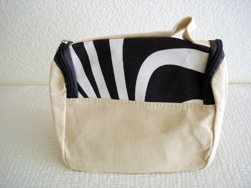 Borse da donna: 2e Set Elegante Canvas Freizeit-Tasche & Beauty-Case – Usato da Regensdorf venduto da anna059 4