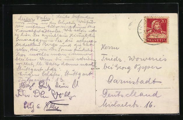 Cartoline postali: AK Lichtensteig, Ortsansicht mit Umland – Usato da Berlin venduto da bartko-reher 1