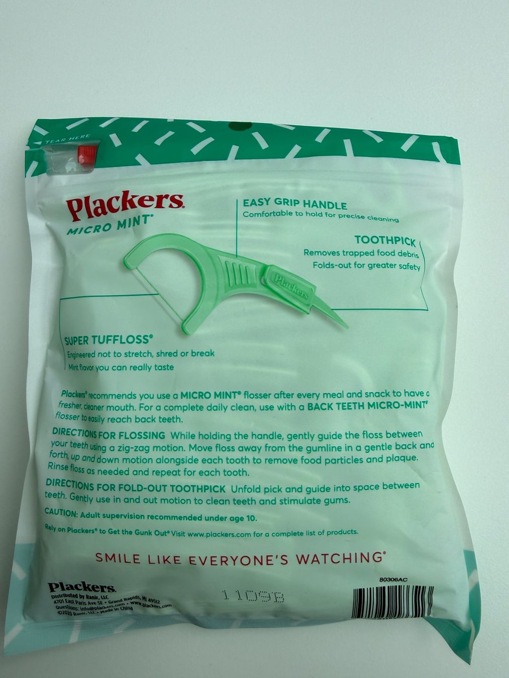 Cura dei denti: Plackers Micro Mint Flossers, Dental-Flossers, 150 Pack – Nuovo e nell'imballaggio originale da Unterengstringen venduto da Tnovus 1