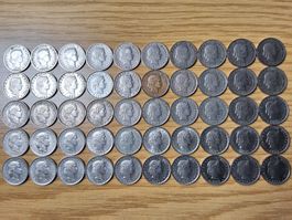 20 Rappen 1881/1984 - Lot 50 Stück!