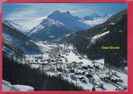 SAAS-GRUND 1559m, MITTAGHORN, EGGINER, ALLALINHORN