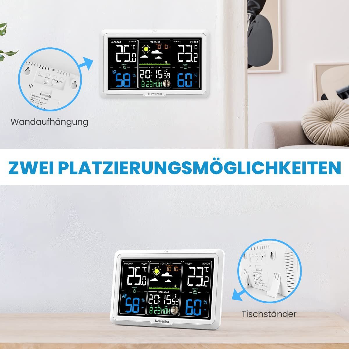 Altro per la casa: Wetterstation Funk mit Außensensor – Nuovo e nell'imballaggio originale da Nuglar venduto da SaleRitter 8