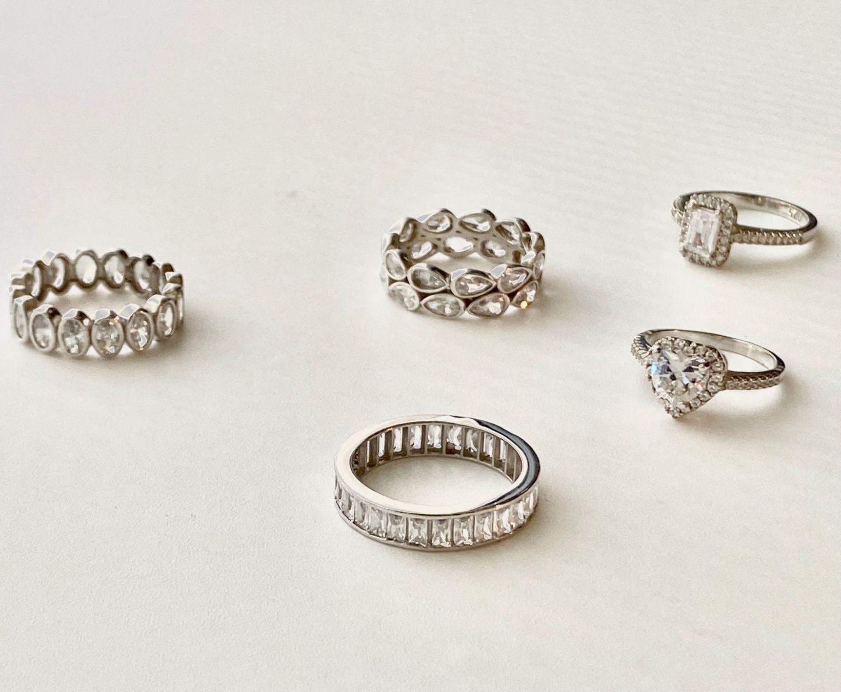 Anelli: Ring Zirkonia Eternity Statement breit oval 925 Silber 56 – Nuovo e nell'imballaggio originale da Zürich venduto da goldfisch.schmuck 4