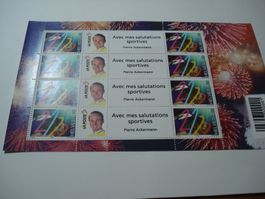 Bogen  Milleniumsmarken 1999 **, Swiss Post Team P Ackermann