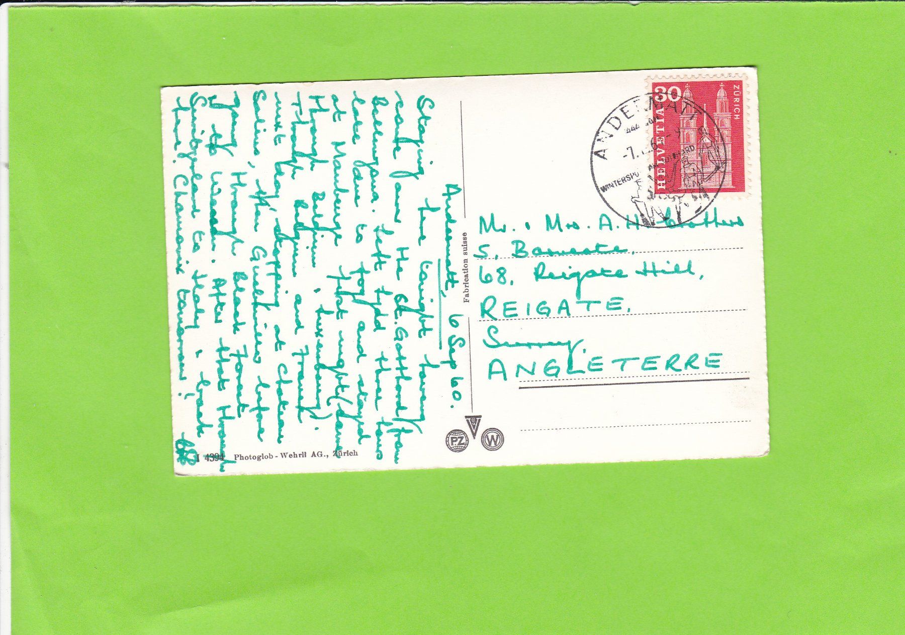Cartoline postali: San Gottardo, Val Tremola – Usato da St. Peterzell venduto da neckertal 1