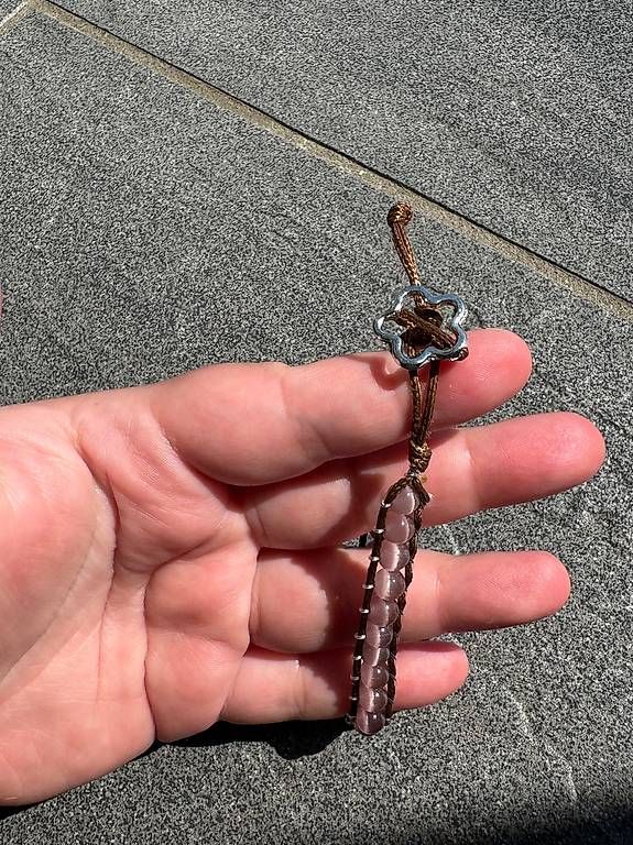 Bracciali & Braccialetti: Bracciale macrame con pietra occhio di gatto – Usato da Salorino venduto da Ann_db 1