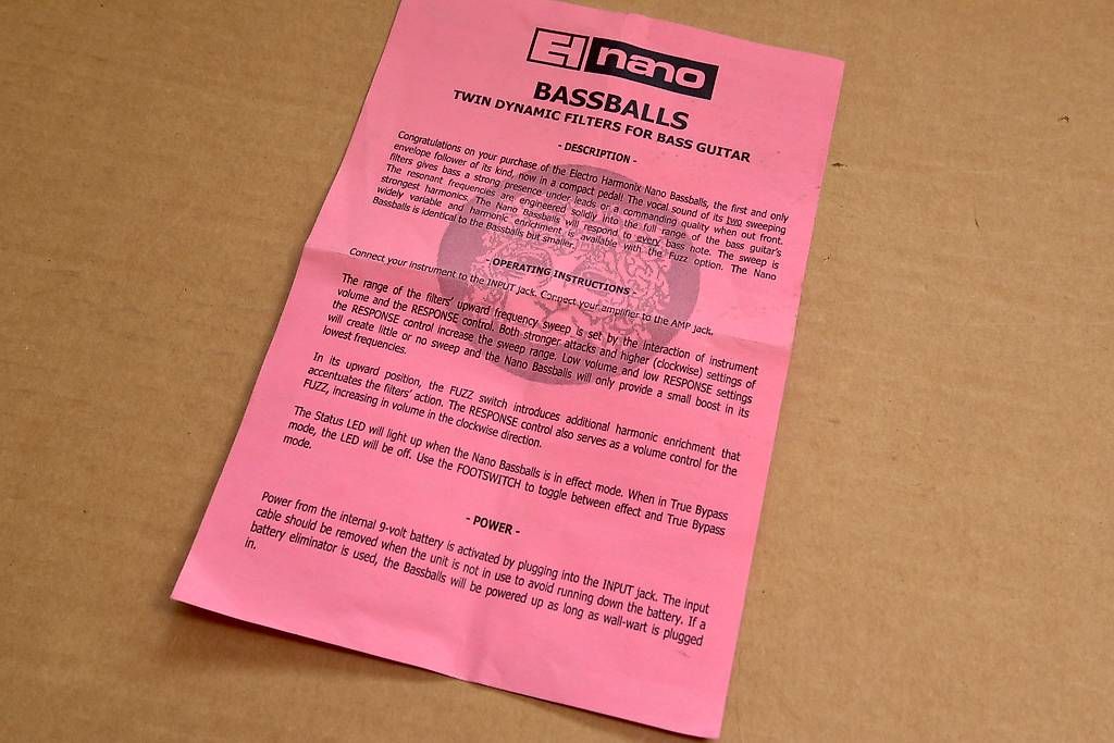 Strumenti musicali: Electro Harmonix Nano Bassballs – Usato da Basel venduto da Bertob 6