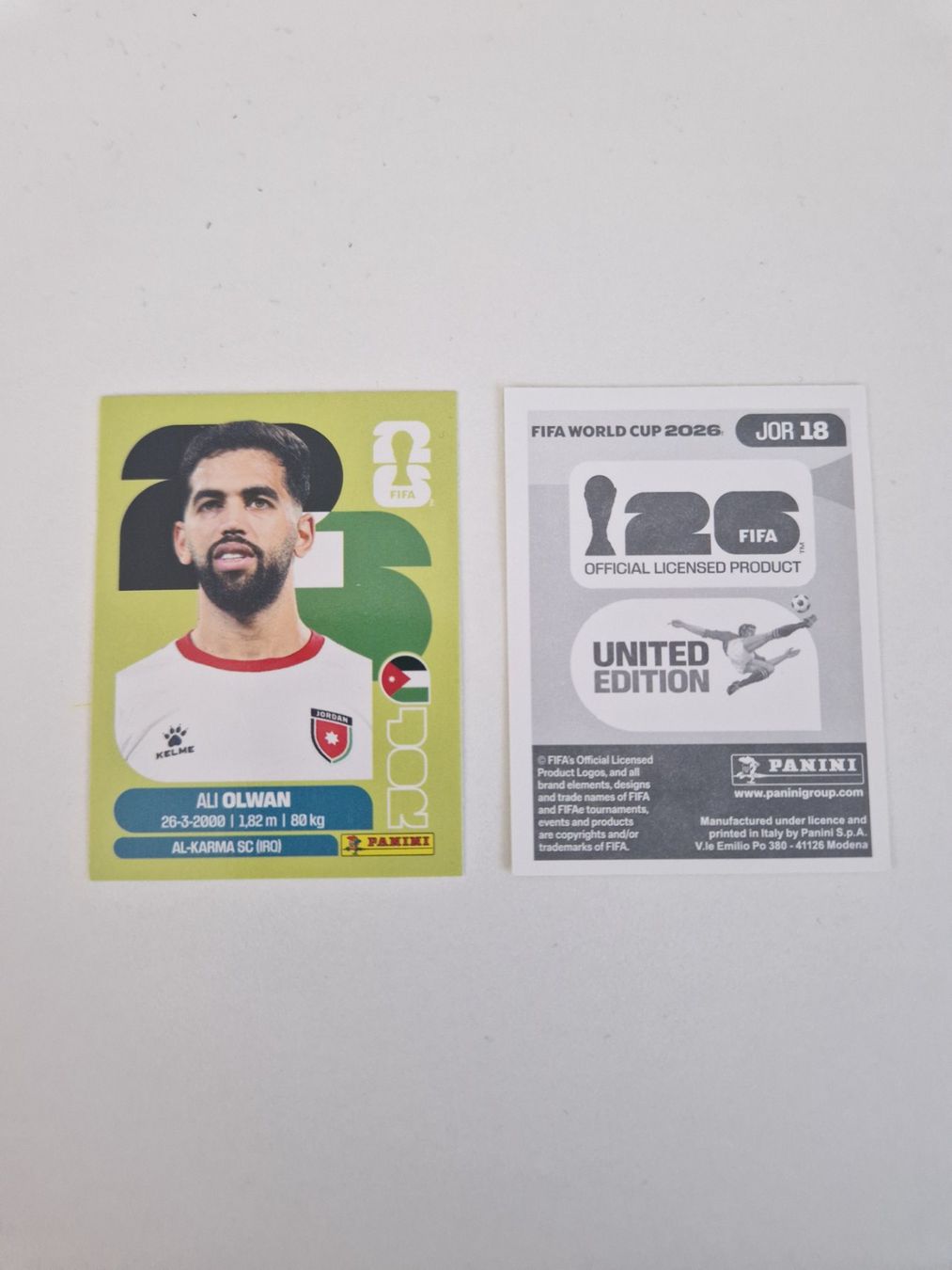 Panini Cartes à collectionner: Panini Sticker JOR18 – Neuf (Voir description) à Stüsslingen par white_angel86
