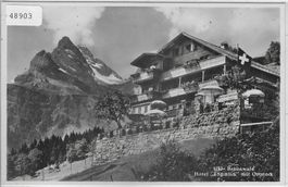 Braunwald - Hotel "Tödiblick" mit Ortstock